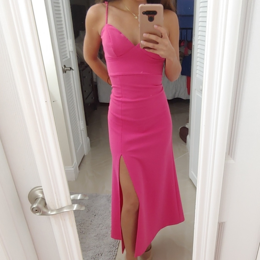 Hot Pink Maxi Dress